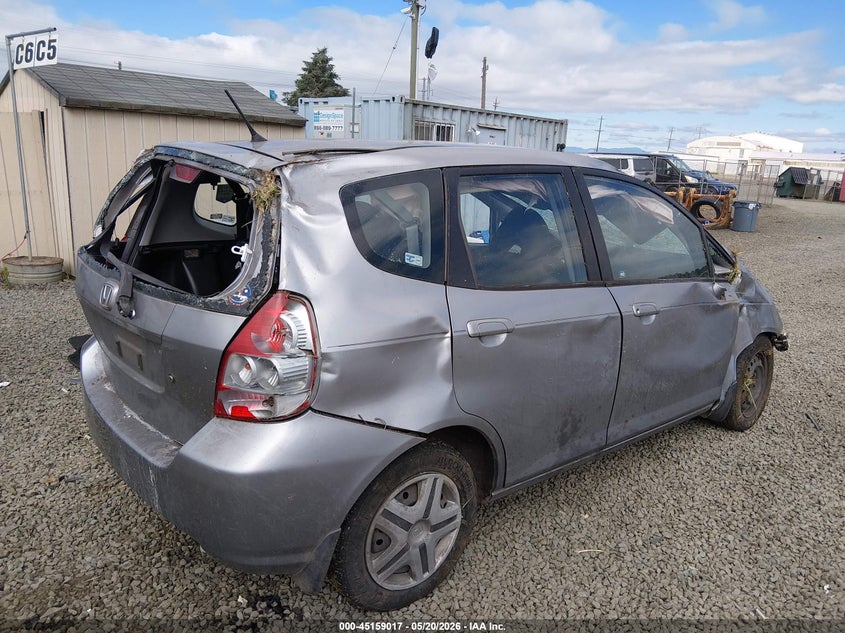2008 Honda Fit VIN JHMGD38488S047383 IAAI salvage auction — ROLLOVER, Salvage (Oregon), sold $200 on 2026-07-06 (photo 4)