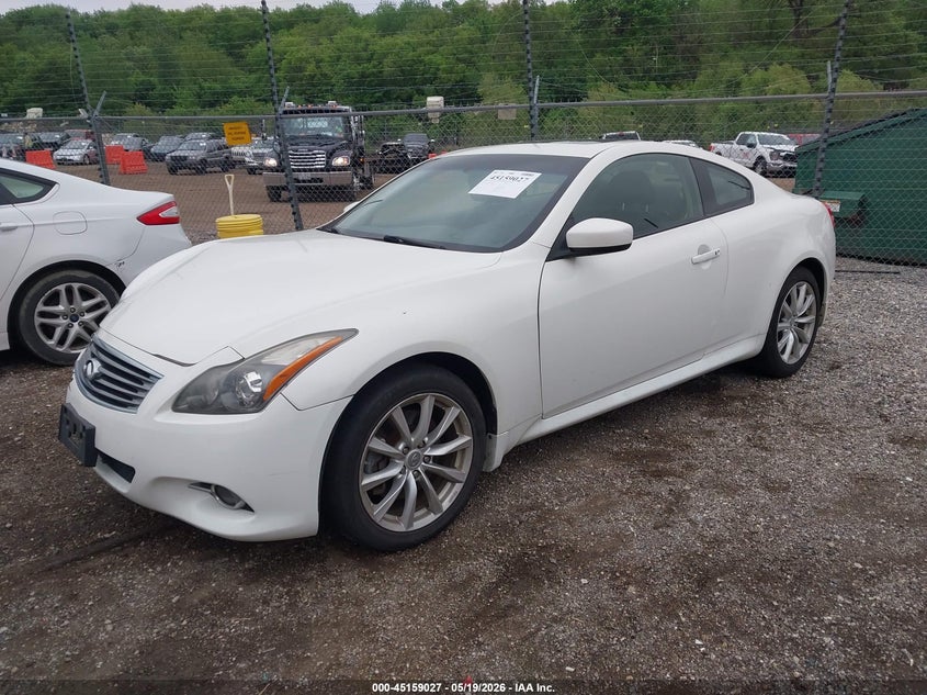 2012 Infiniti G VIN JN1CV6EL4CM471542 IAAI salvage auction — RIGHT FRONT, Salvage (Illinois), sold $1,400 on 2026-07-08 (photo 2)