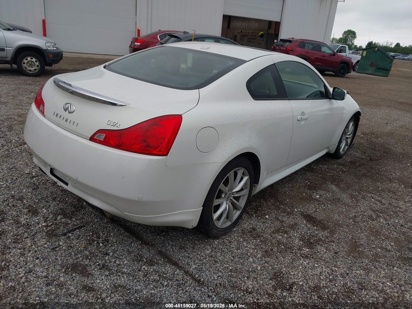 2012 Infiniti G VIN JN1CV6EL4CM471542 IAAI salvage auction — RIGHT FRONT, Salvage (Illinois), sold $1,400 on 2026-07-08 (photo 4)