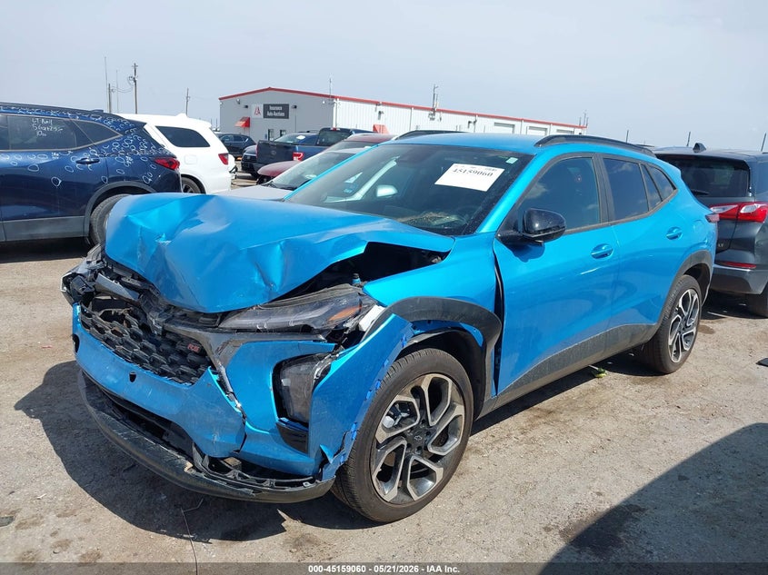 2025 Chevrolet Trax VIN KL77LJEP9SC173628 IAAI salvage auction — FRONT END, Salvage (Texas), sold $3,650 on 2026-07-29 (photo 2)