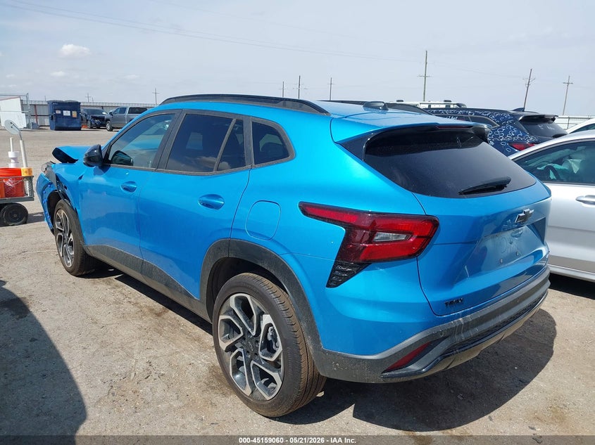 2025 Chevrolet Trax VIN KL77LJEP9SC173628 IAAI salvage auction — FRONT END, Salvage (Texas), sold $3,650 on 2026-07-29 (photo 3)