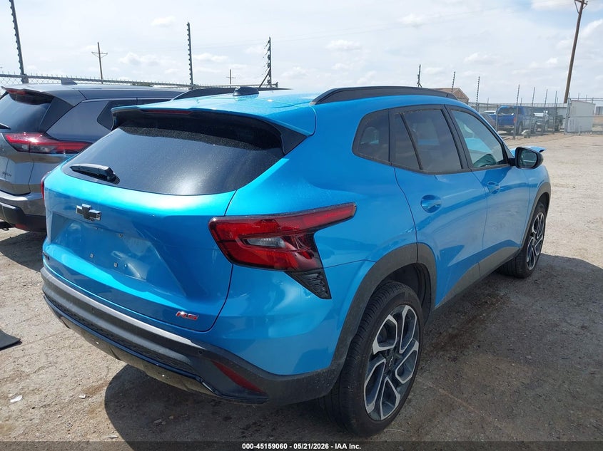 2025 Chevrolet Trax VIN KL77LJEP9SC173628 IAAI salvage auction — FRONT END, Salvage (Texas), sold $3,650 on 2026-07-29 (photo 4)