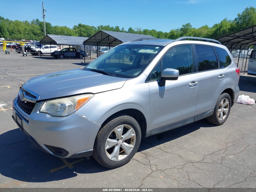 2014 Subaru Forester VIN JF2SJAEC7EH509852 IAAI salvage auction — RIGHT FRONT, Salvage Title, sold $1,325 on 2026-07-09 (photo 2)