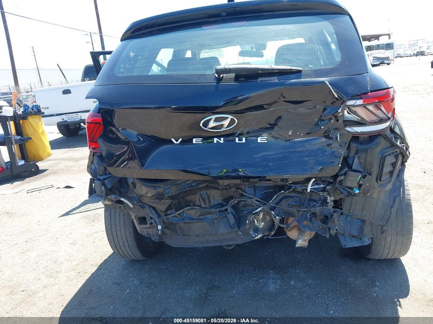 2022 Hyundai Venue VIN KMHRC8A34NU137671 IAAI salvage auction — REAR END, Salvage (California), sold $2,350 on 2026-07-21 (photo 6)