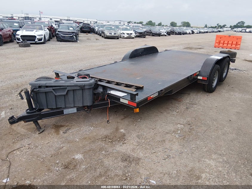 2021 Max built trailers Other VIN 7K4AC1821MC006931 IAAI salvage auction — FRONT & REAR, Salvage (Texas), sold $750 on 2026-07-14 (photo 2)