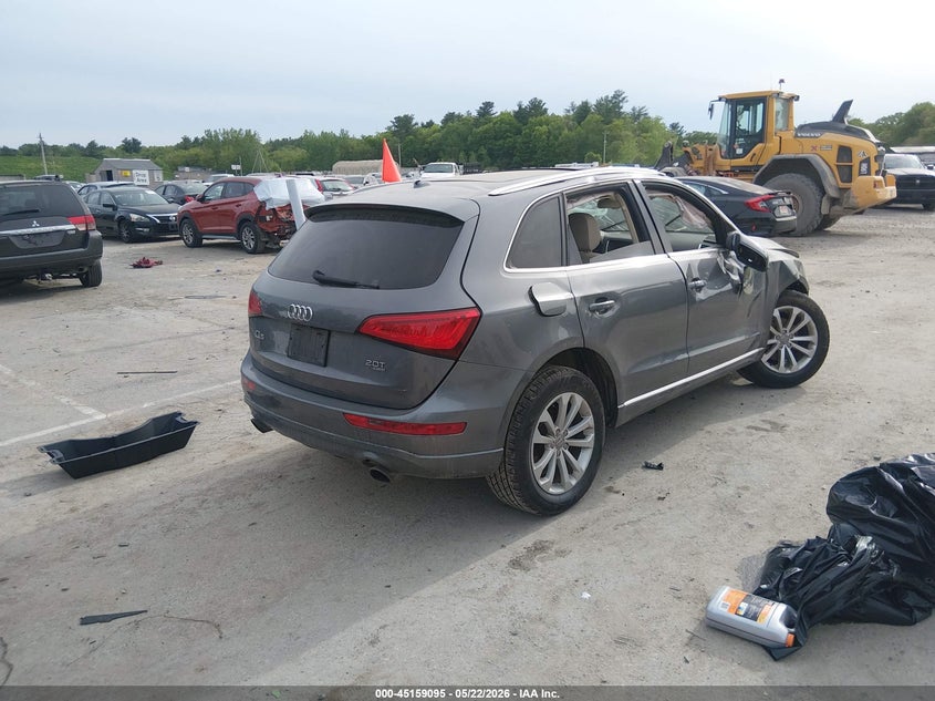 2014 Audi Q5 VIN WA1LFAFP8EA060691 IAAI salvage auction — FRONT END, Salvage (New Hampshire), sold $375 on 2026-07-29 (photo 4)