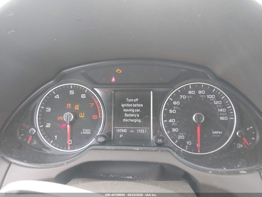 2014 Audi Q5 VIN WA1LFAFP8EA060691 IAAI salvage auction — FRONT END, Salvage (New Hampshire), sold $375 on 2026-07-29 (photo 7)