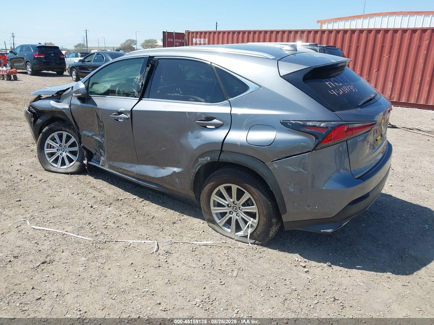 2020 Lexus Nx VIN JTJAARBZ3L2168030 IAAI salvage auction — SIDE, Original (Texas), sold $3,600 on 2026-08-31 (photo 3)