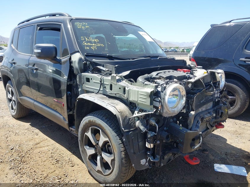 2020 Jeep Renegade VIN ZACNJBC19LPL34090 IAAI salvage auction — FRONT END, Salvage (Arizona), sold $2,725 on 2026-07-07 (photo 1)