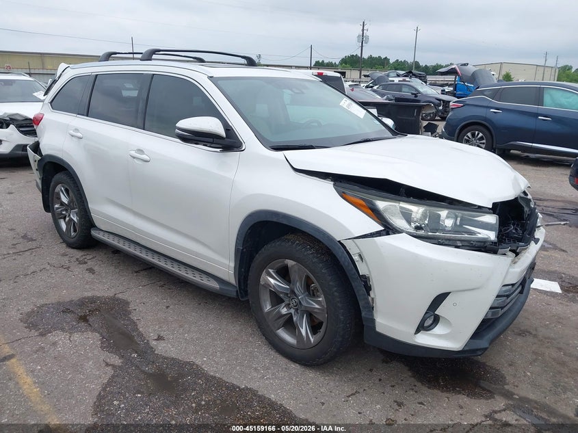 2019 Toyota Highlander VIN 5TDDZRFHXKS710757 IAAI salvage auction — FRONT END, Salvage (Texas), sold $9,150 on 2026-07-08 (photo 1)