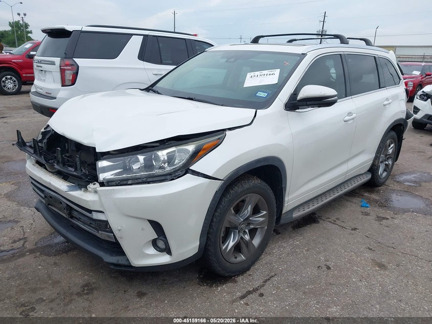 2019 Toyota Highlander VIN 5TDDZRFHXKS710757 IAAI salvage auction — FRONT END, Salvage (Texas), sold $9,150 on 2026-07-08 (photo 2)