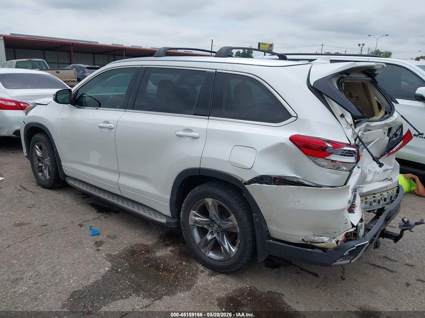 2019 Toyota Highlander VIN 5TDDZRFHXKS710757 IAAI salvage auction — FRONT END, Salvage (Texas), sold $9,150 on 2026-07-08 (photo 3)