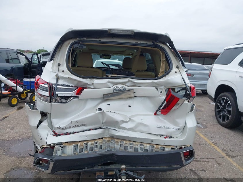 2019 Toyota Highlander VIN 5TDDZRFHXKS710757 IAAI salvage auction — FRONT END, Salvage (Texas), sold $9,150 on 2026-07-08 (photo 6)