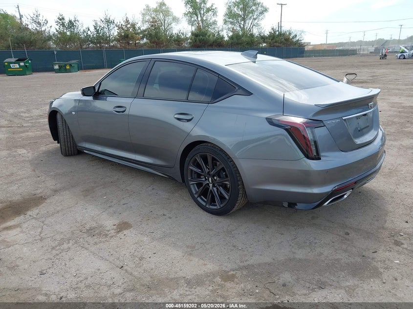 2020 Cadillac Ct5 VIN 1G6DP5RK5L0154144 IAAI salvage auction — UNDERCARRIAGE, Salvage (Indiana), sold $13,900 on 2026-07-07 (photo 3)