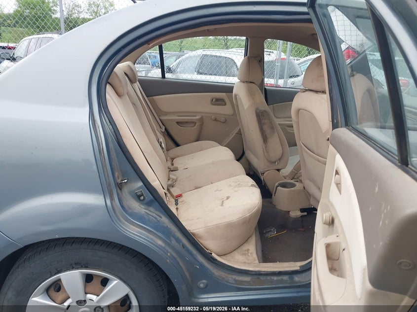 2007 Kia Rio VIN KNADE123876267830 IAAI salvage auction — FRONT END, Salvage (Iowa), sold $500 on 2026-07-07 (photo 8)