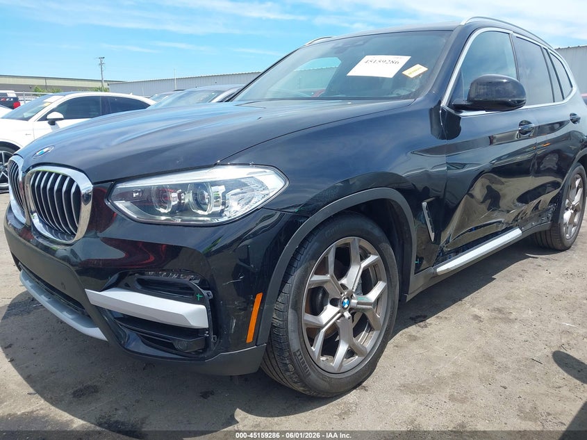 2021 BMW X3 VIN 5UXTY5C02M9H59301 IAAI salvage auction — LEFT SIDE, Salvage Title, sold $15,550 on 2026-07-07 (photo 6)