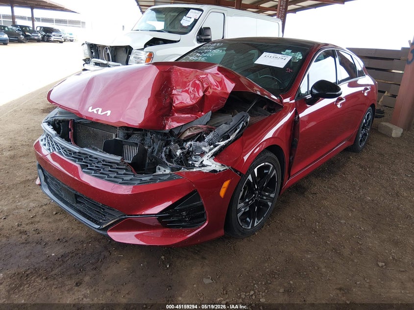 2022 Kia K5 VIN 5XXG64J2XNG085150 IAAI salvage auction — LEFT FRONT, Salvage (Arizona), sold $3,400 on 2026-07-14 (photo 2)