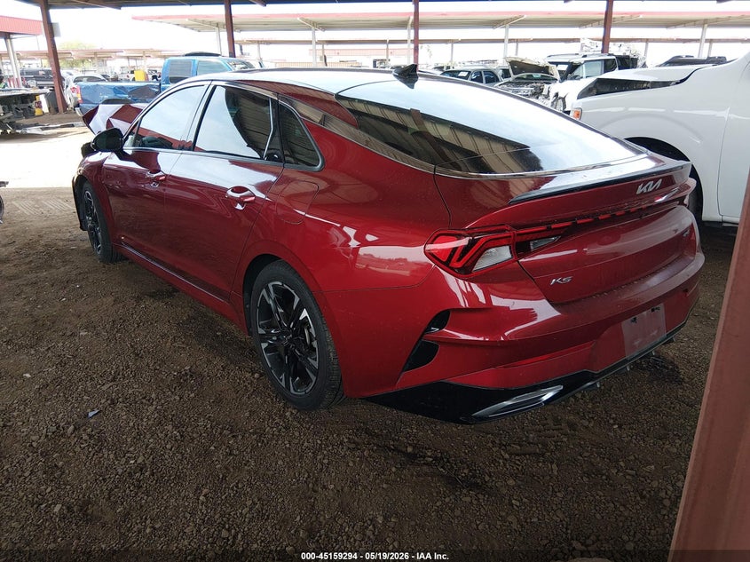 2022 Kia K5 VIN 5XXG64J2XNG085150 IAAI salvage auction — LEFT FRONT, Salvage (Arizona), sold $3,400 on 2026-07-14 (photo 3)