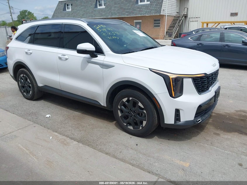 2024 Kia Sorento VIN 5XYRL4JC5RG279385 IAAI salvage auction — FRONT END, Salvage (Illinois), sold $10,300 on 2026-07-14 (photo 1)