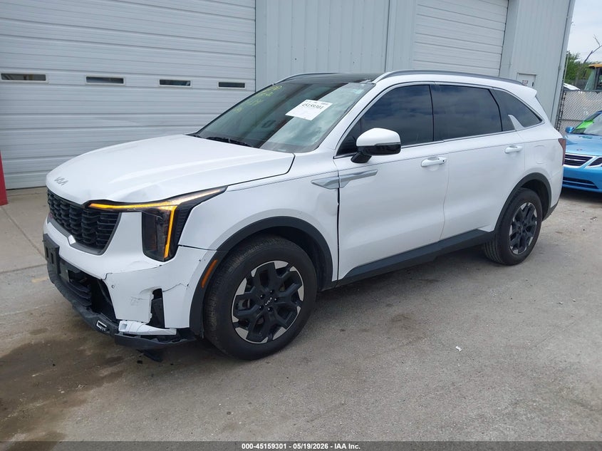 2024 Kia Sorento VIN 5XYRL4JC5RG279385 IAAI salvage auction — FRONT END, Salvage (Illinois), sold $10,300 on 2026-07-14 (photo 2)
