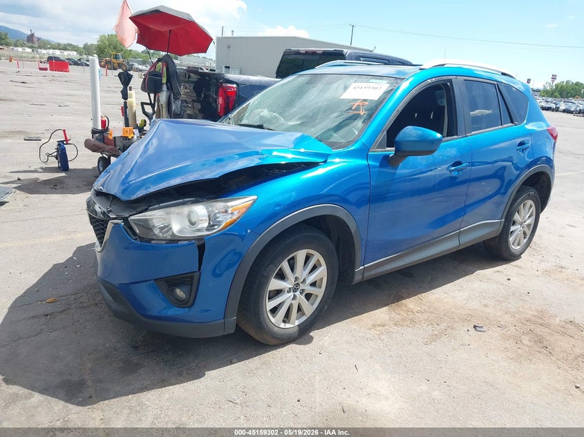2014 Mazda Cx-5 VIN JM3KE4CY4E0322075 IAAI salvage auction — FRONT END, Salvage (Utah), sold $1,350 on 2026-07-16 (photo 2)