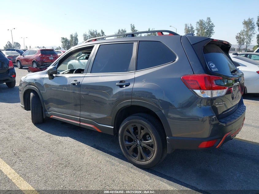 2023 Subaru Forester VIN JF2SKAJC1PH458581 IAAI salvage auction — RIGHT SIDE, Salvage (California), sold $5,400 on 2026-07-14 (photo 3)