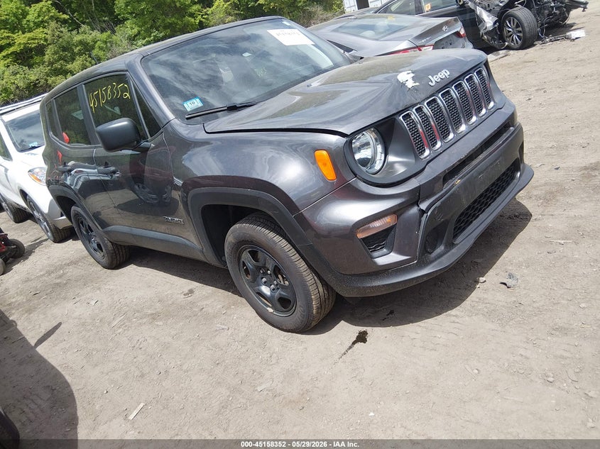 2019 Jeep Renegade VIN ZACNJBAB9KPK08015 IAAI salvage auction — FRONT END, Salvage Title, sold $2,150 on 2026-07-21 (photo 1)