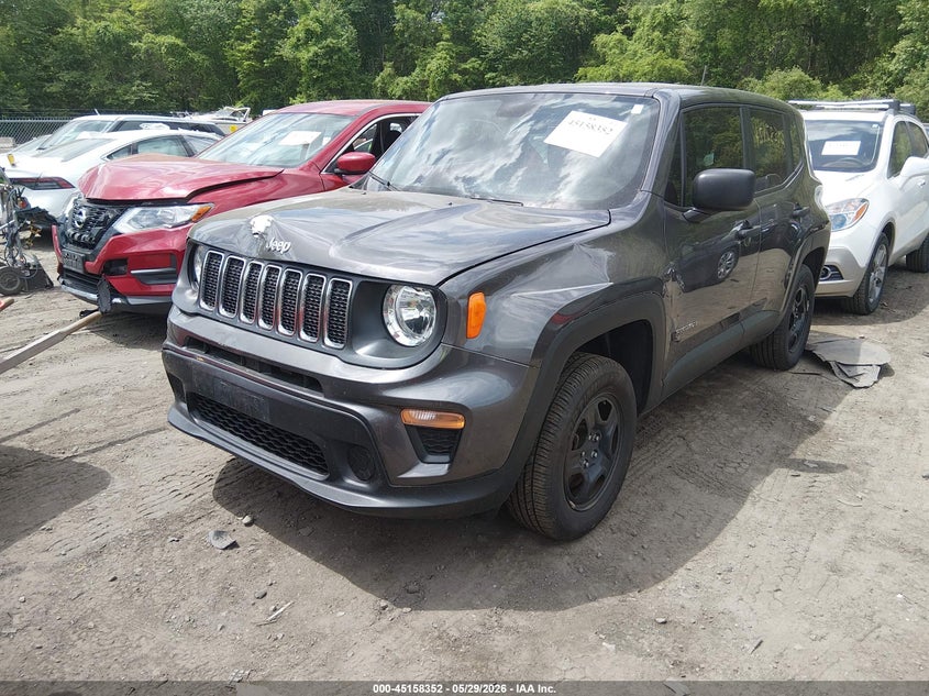 2019 Jeep Renegade VIN ZACNJBAB9KPK08015 IAAI salvage auction — FRONT END, Salvage Title, sold $2,150 on 2026-07-21 (photo 2)