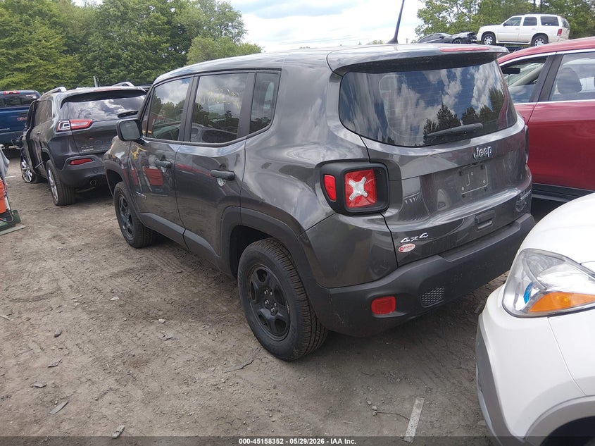 2019 Jeep Renegade VIN ZACNJBAB9KPK08015 IAAI salvage auction — FRONT END, Salvage Title, sold $2,150 on 2026-07-21 (photo 3)