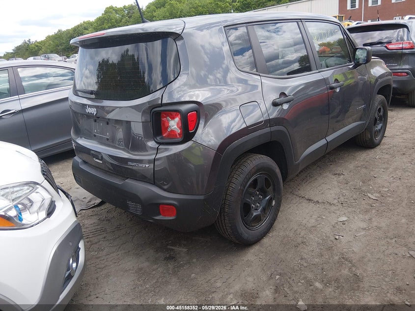 2019 Jeep Renegade VIN ZACNJBAB9KPK08015 IAAI salvage auction — FRONT END, Salvage Title, sold $2,150 on 2026-07-21 (photo 4)