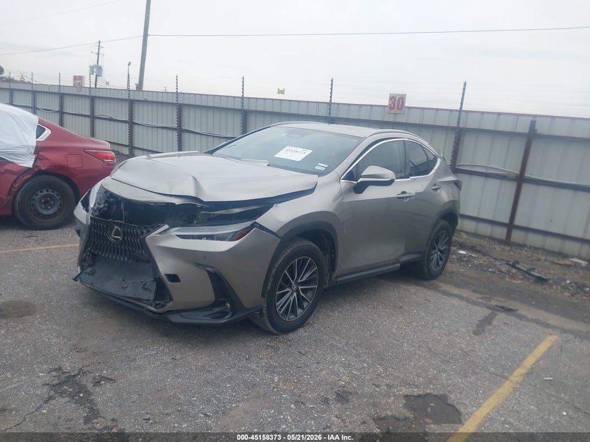 2023 Lexus Nx VIN 2T2GGCEZ8PC017935 IAAI salvage auction — FRONT END, Salvage (Texas), sold $14,200 on 2026-07-11 (photo 2)