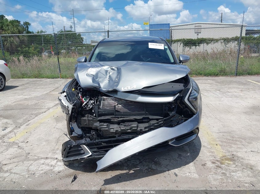 2025 Kia Sportage VIN 5XYK33DFXSG276845 IAAI salvage auction — FRONT END, Rebuildable (Florida), sold $7,550 on 2026-07-15 (photo 6)