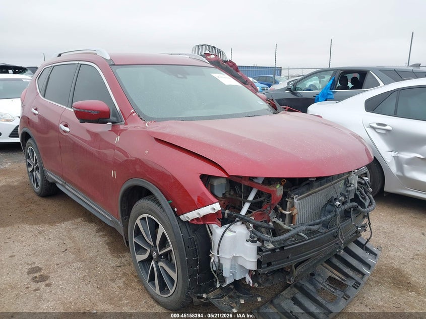 2019 Nissan Rogue VIN 5N1AT2MT1KC770720 IAAI salvage auction — FRONT END, Original (Texas), sold $25 on 2026-07-10 (photo 1)