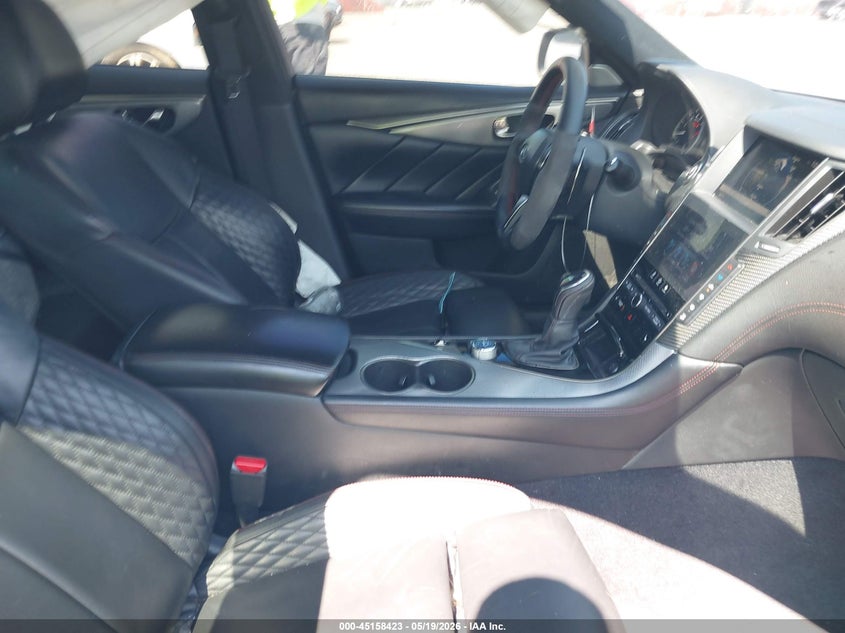 2020 Infiniti Q50 VIN JN1FV7ARXLM660600 IAAI salvage auction — LEFT SIDE, Salvage - Greater Than 75% (Maryland), sold $100 on 2026-07-27 (photo 5)