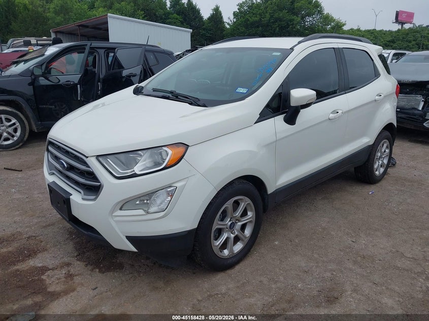2020 Ford Ecosport VIN MAJ3S2GE0LC330525 IAAI salvage auction — FRONT END, Salvage (Oklahoma), sold $1,550 on 2026-07-08 (photo 2)