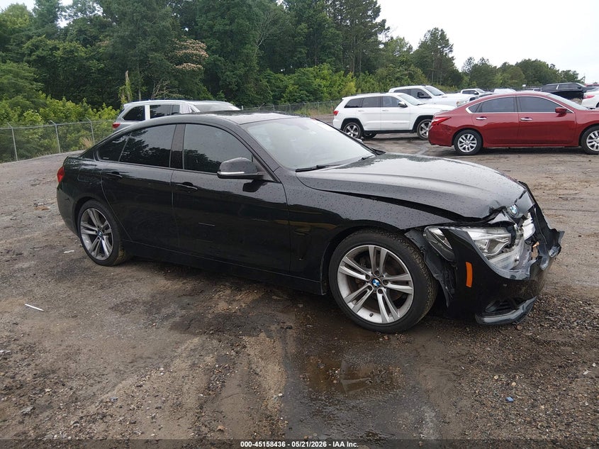 2015 BMW 4er VIN WBA4A9C54FD416190 IAAI salvage auction — FRONT END, Salvage (Mississippi), sold $550 on 2026-08-12 (photo 1)