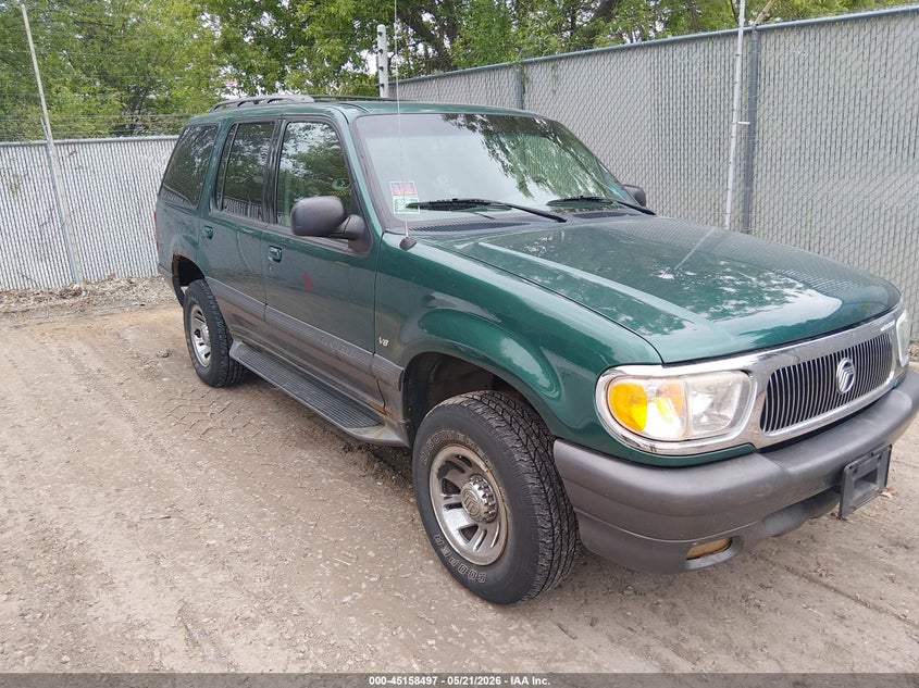 2000 Mercury Mountaineer VIN 4M2DU86P6YUJ34700 IAAI salvage auction — NORMAL WEAR, Clear-Endorsement (Wisconsin), sold $425 on 2026-07-22 (photo 1)