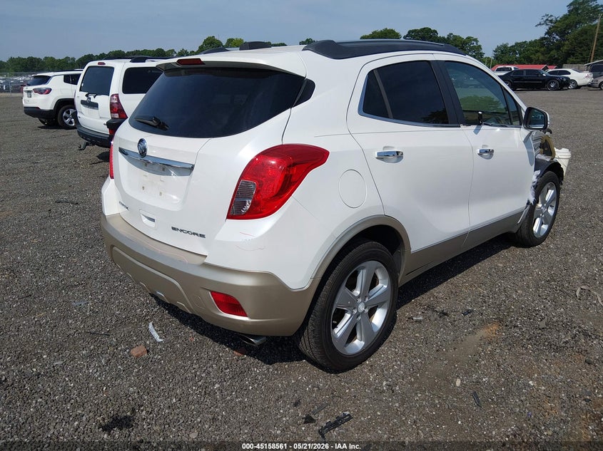 2015 Buick Encore VIN KL4CJCSB9FB053040 IAAI salvage auction — FRONT & REAR, Salvage (South Carolina), sold $900 on 2026-07-14 (photo 4)