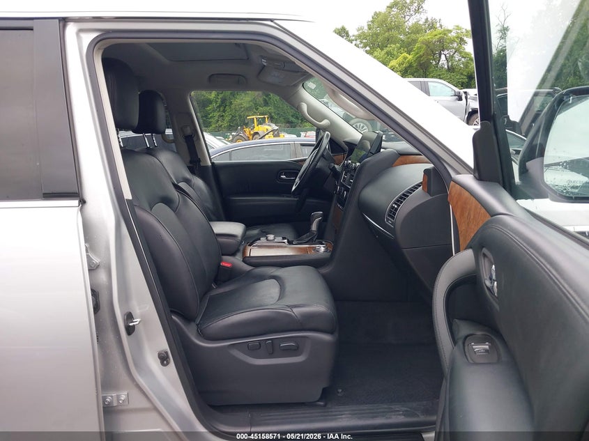 2021 Nissan Armada VIN JN8AY2BB9M9791013 IAAI salvage auction — FRONT END, Salvage - 75% Or Less (Maryland), sold $17,425 on 2026-07-09 (photo 5)