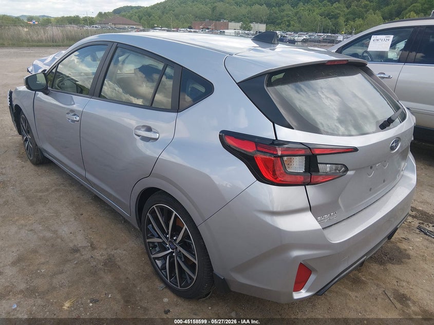 2024 Subaru Impreza VIN JF1GUAFC3R8382300 IAAI salvage auction — FRONT END, Salvage (West Virginia), sold $2,150 on 2026-07-23 (photo 3)