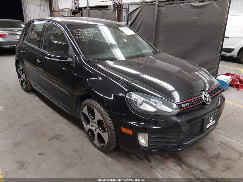 2012 Volkswagen Gti VIN WVWHD7AJ7CW246018 IAAI salvage auction — LEFT SIDE, Salvage (Arizona), sold $25 on 2026-08-12 (photo 1)