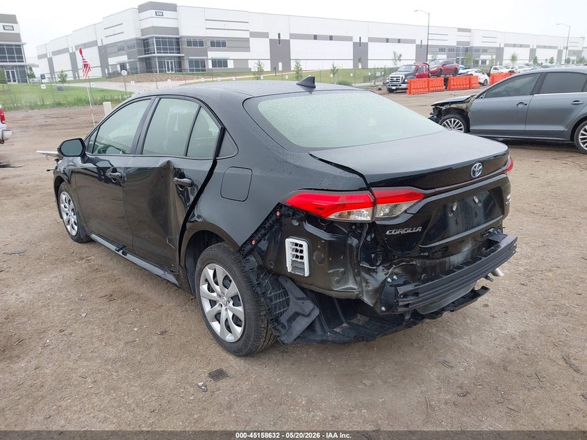 2025 Toyota Corolla VIN JTDBCMFE2S3069137 IAAI salvage auction — RIGHT SIDE, Salvage (Texas), sold $4,800 on 2026-07-28 (photo 3)