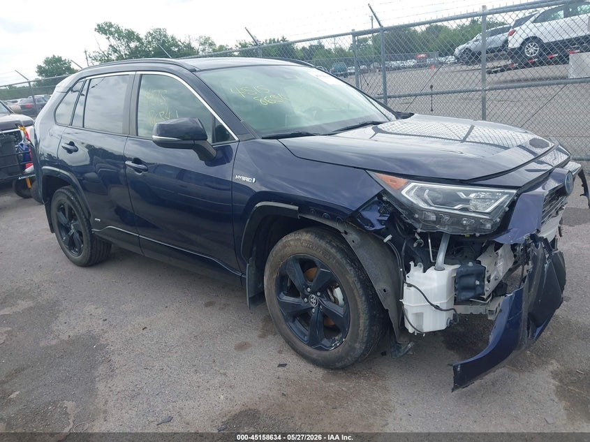 2019 Toyota Rav 4 VIN JTMEWRFV2KD521762 IAAI salvage auction — FRONT END, Salvage Title, sold $9,300 on 2026-07-07 (photo 1)