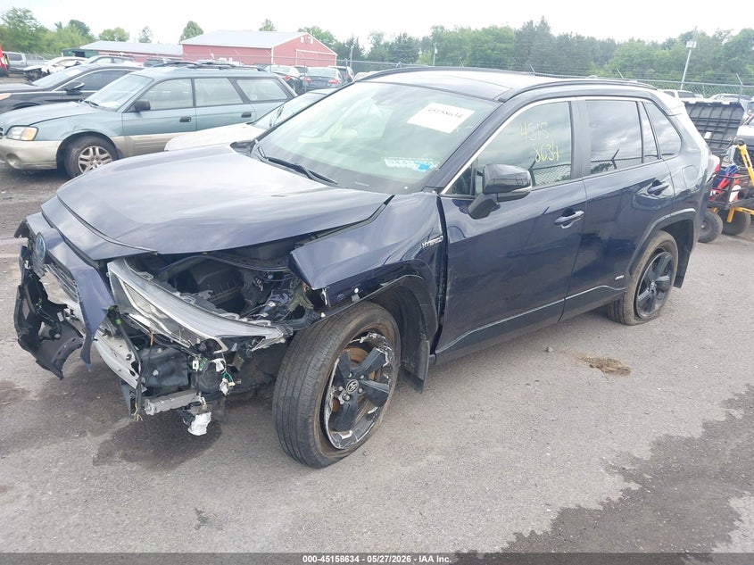 2019 Toyota Rav 4 VIN JTMEWRFV2KD521762 IAAI salvage auction — FRONT END, Salvage Title, sold $9,300 on 2026-07-07 (photo 2)