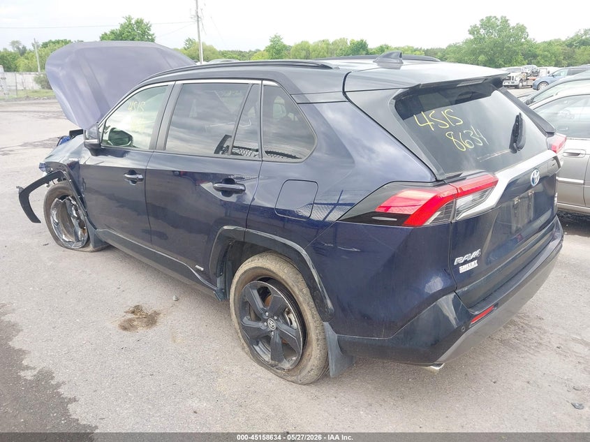 2019 Toyota Rav 4 VIN JTMEWRFV2KD521762 IAAI salvage auction — FRONT END, Salvage Title, sold $9,300 on 2026-07-07 (photo 3)