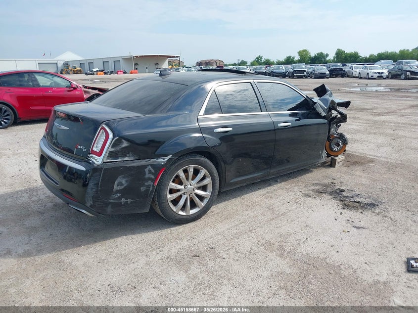 2015 Chrysler 300c VIN 2C3CCASG0FH833181 IAAI salvage auction — FRONT & REAR, Salvage Title, sold $775 on 2026-07-29 (photo 4)