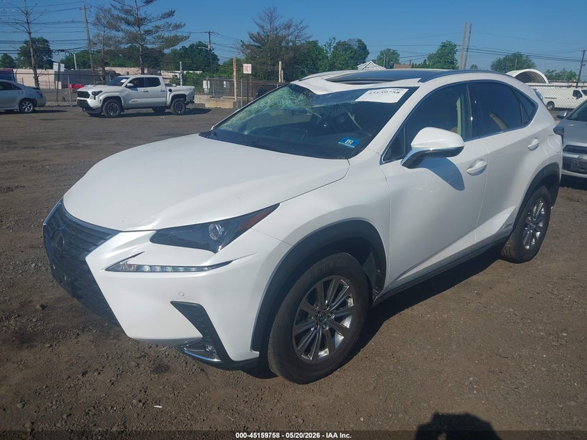 2021 Lexus Nx VIN JTJDJRDZ4M2159185 IAAI salvage auction — FRONT END, Salvage (New Jersey), sold $14,100 on 2026-07-29 (photo 2)