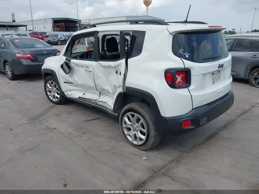 2018 Jeep Renegade VIN ZACCJABB0JPJ07041 IAAI salvage auction — LEFT SIDE, Original (Texas), sold $1,450 on 2026-07-23 (photo 3)