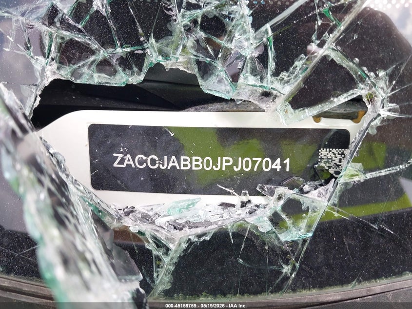 2018 Jeep Renegade VIN ZACCJABB0JPJ07041 IAAI salvage auction — LEFT SIDE, Original (Texas), sold $1,450 on 2026-07-23 (photo 9)