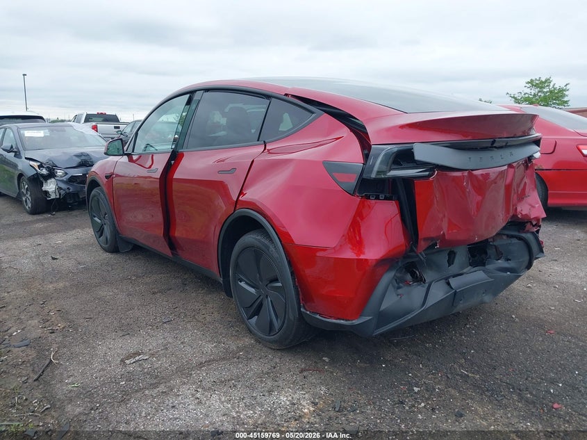 2026 Tesla Model y VIN 7SAYGDEE5TA669218 IAAI salvage auction — REAR END, Clear (Michigan), sold $23,500 on 2026-07-10 (photo 3)